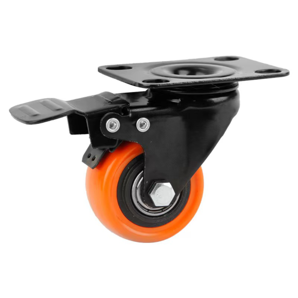 Orange Caster Wheel